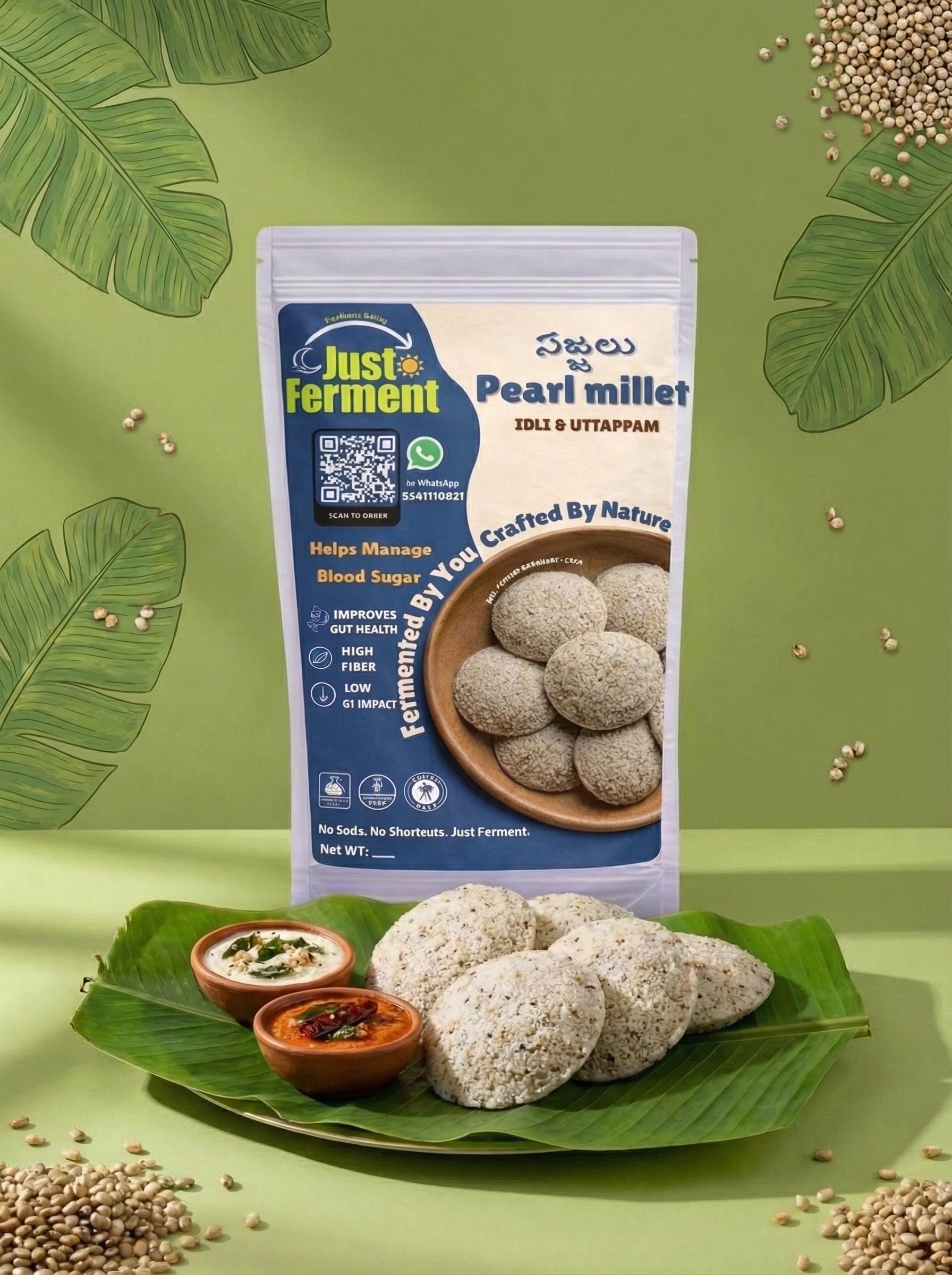 Pearl Millet Idli & Uttappam Mix